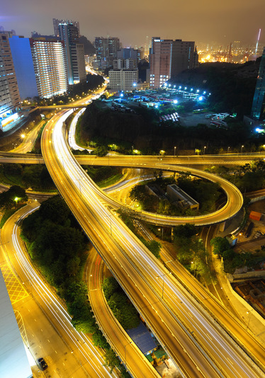 highways at night