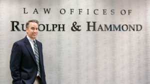 Lawyer Kent Hammond in the law office of Rudolph & Hammond Personal Injury Attorneys